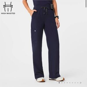 High Waisted Isabel Wide Leg Scrub Pants